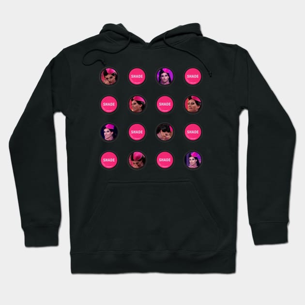 Jan Shade Button (Black) Hoodie by fsketchr